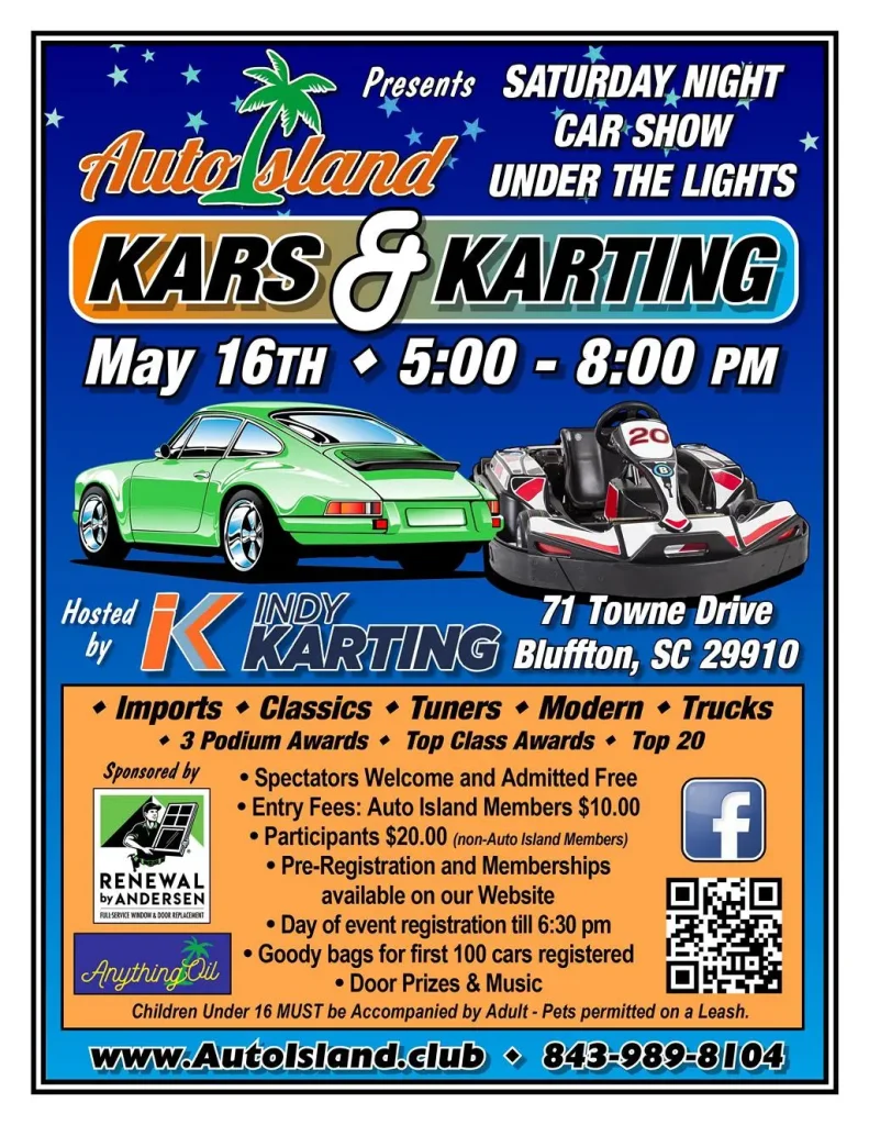 Auto Island Kars and Karting Flyer
